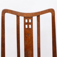 Wylie & Lochhead Attributed, a Pair of Rush Seated Side or Bedroom Chairs - Thumbnail 10