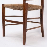 Wylie & Lochhead Attributed, a Pair of Rush Seated Side or Bedroom Chairs - Thumbnail 11