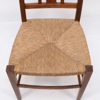 Wylie & Lochhead, attributed. A Pair of Rush Seated Side or Bedroom Chairs - Thumbnail 12