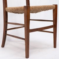 Wylie & Lochhead, attributed. A Pair of Rush Seated Side or Bedroom Chairs - Thumbnail 13