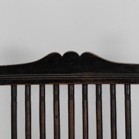 Morris & Co (style of). An Aesthetic Movement armchair with seagrass seat - Thumbnail 6