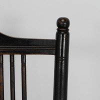 Morris & Co (style of). An Aesthetic Movement armchair with seagrass seat - Thumbnail 7
