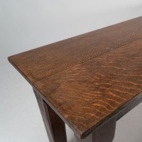 C. F. A. Voysey, Firmly Attributed, Arts & Crafts Oak Hall or Library Table - Thumbnail 8