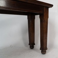 C. F. A. Voysey, Firmly Attributed, Arts & Crafts Oak Hall or Library Table - Thumbnail 16