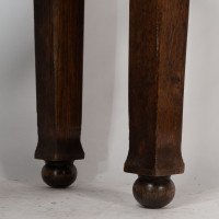 C. F. A. Voysey, Firmly Attributed, Arts & Crafts Oak Hall or Library Table - Thumbnail 17