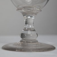 Large Aesthetic Movement Celery Glass Vase, Hand Blown & Engraved, c.1885 - Thumbnail 16