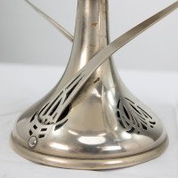 WMF. Art Nouveau Silver-plated Centrepiece with Whiplash Handles & Glass Liner - Thumbnail 18