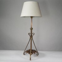W. A. S. Benson. Rare Arts & Crafts Telescopic Adjustable Copper & Brass Table Lamp - Thumbnail 2