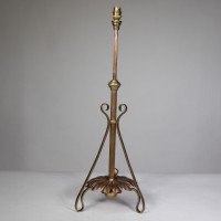 W. A. S. Benson. Rare Arts & Crafts Telescopic Adjustable Copper & Brass Table Lamp - Thumbnail 4