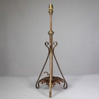 W. A. S. Benson. Rare Arts & Crafts Telescopic Adjustable Copper & Brass Table Lamp - Thumbnail 3