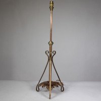 W. A. S. Benson. Rare Arts & Crafts Telescopic Adjustable Copper & Brass Table Lamp - Thumbnail 5