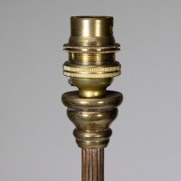 W. A. S. Benson. Rare Arts & Crafts Telescopic Adjustable Copper & Brass Table Lamp - Thumbnail 7