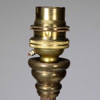 W. A. S. Benson. Rare Arts & Crafts Telescopic Adjustable Copper & Brass Table Lamp - Thumbnail 8