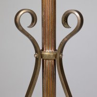 W. A. S. Benson. Rare Arts & Crafts Telescopic Adjustable Copper & Brass Table Lamp - Thumbnail 12