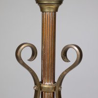 W. A. S. Benson. Rare Arts & Crafts Telescopic Adjustable Copper & Brass Table Lamp - Thumbnail 11