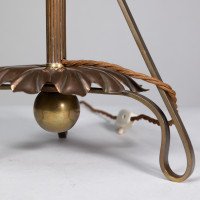 W. A. S. Benson. Rare Arts & Crafts Telescopic Adjustable Copper & Brass Table Lamp - Thumbnail 15