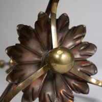 W. A. S. Benson. Rare Arts & Crafts Telescopic Adjustable Copper & Brass Table Lamp - Thumbnail 16