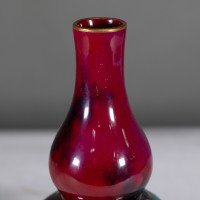 Bernard Moore. A Red Flambe Vase Decorated with a Dragon in the Japanese Style - Thumbnail 9