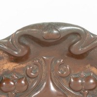 Beldray. Arts & Crafts Copper Crumb Tray with Impressed Floral Decoration - Thumbnail 5