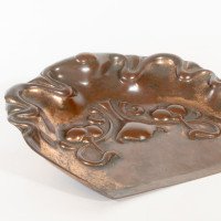 Beldray. Arts & Crafts Copper Crumb Tray with Impressed Floral Decoration - Thumbnail 6