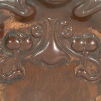 Beldray. Arts & Crafts Copper Crumb Tray with Impressed Floral Decoration - Thumbnail 7