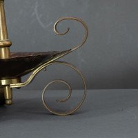 Benham & Froud. Pair of Arts & Crafts Copper Night Candle Holder W. Flower Head - Thumbnail 17