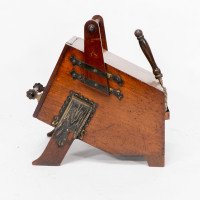 Dr. Christopher Dresser, Aesthetic Movement Walnut Coal Box with Brass Panels - Thumbnail 5
