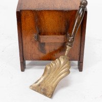 Dr. Christopher Dresser, Aesthetic Movement Walnut Coal Box with Brass Panels - Thumbnail 14