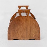 W. J. Neatby Attributed, Arts & Crafts Oak Coal Box with Stylised Handles - Thumbnail 4
