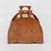 W. J. Neatby Attributed, Arts & Crafts Oak Coal Box with Stylised Handles - Thumbnail 5
