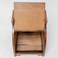W. J. Neatby Attributed, Arts & Crafts Oak Coal Box with Stylised Handles - Thumbnail 8