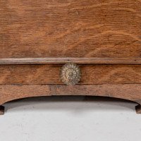 W. J. Neatby Attributed, Arts & Crafts Oak Coal Box with Stylised Handles - Thumbnail 7