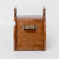 W. J. Neatby Attributed, Arts & Crafts Oak Coal Box with Stylised Handles - Thumbnail 19