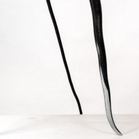 Gerald Thurston in the Style Of. A Mid-Century Tripod Polished Steel Table Lamp - Thumbnail 18
