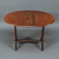 Thomas Jeckyll Attributed, Subtle Anglo-Japanese Style Drop Leaf Oak Occasional Table - Thumbnail 10