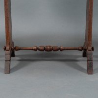 Thomas Jeckyll, attributed. Subtle Anglo-Japanese Style Drop Leaf Oak Occasional Table - Thumbnail 18