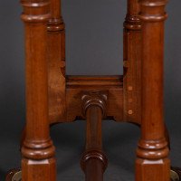 Charles Bevan for Marsh & Jones, Gothic Revival Burr Walnut Sutherland Table. - Thumbnail 7