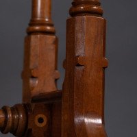 Charles Bevan for Marsh & Jones, Gothic Revival Burr Walnut Sutherland Table. - Thumbnail 18