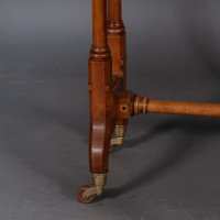 Charles Bevan for Marsh & Jones, Gothic Revival Burr Walnut Sutherland Table. - Thumbnail 20