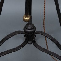 W. A. S. Benson, Rare Arts & Crafts Iron Telescopic Standard or Floor Lamp - Thumbnail 15