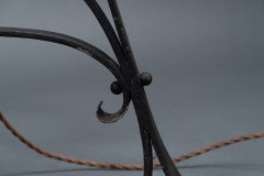W. A. S. Benson. An Extremely Rare Arts & Crafts Iron Telescopic Standard or Floor Lamp - Thumbnail 20