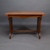 Liberty & Co. Attributed, a Small Arts & Crafts Oak Dining Table - Thumbnail 2