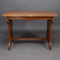 Liberty & Co. Attributed, a Small Arts & Crafts Oak Dining Table - Thumbnail 5
