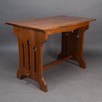 Liberty & Co. Attributed, a Small Arts & Crafts Oak Dining Table - Thumbnail 6