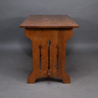 Liberty & Co. Attributed, a Small Arts & Crafts Oak Dining Table - Thumbnail 7