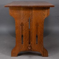 Liberty & Co. Attributed, a Small Arts & Crafts Oak Dining Table - Thumbnail 11