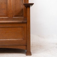 Wylie & Lochhead, M. H. Baillie Scott, Arts & Crafts Glasgow School Oak Settle - Thumbnail 10