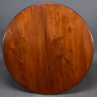 Collinson & Lock, attributed. A Walnut Centre Table with Incised Circular Details to the Legs - Thumbnail 14