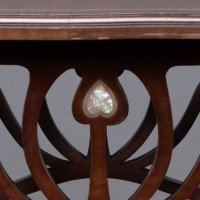 Liberty & Co. Attributed, Arts & Crafts Mahogany Occasional Table with Mother-Of-Pearl Inlays - Thumbnail 11