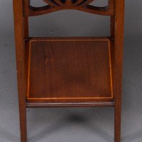 Liberty & Co. Attributed, Arts & Crafts Mahogany Occasional Table with Mother-Of-Pearl Inlays - Thumbnail 17